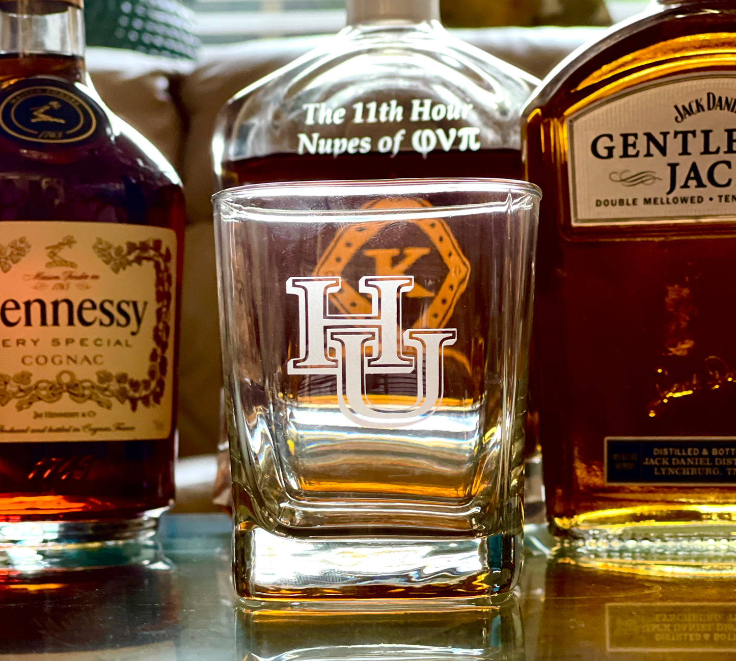 Howard University Whiskey Rock Glass