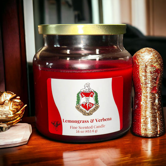 Scented Candle Delta Sigma Theta